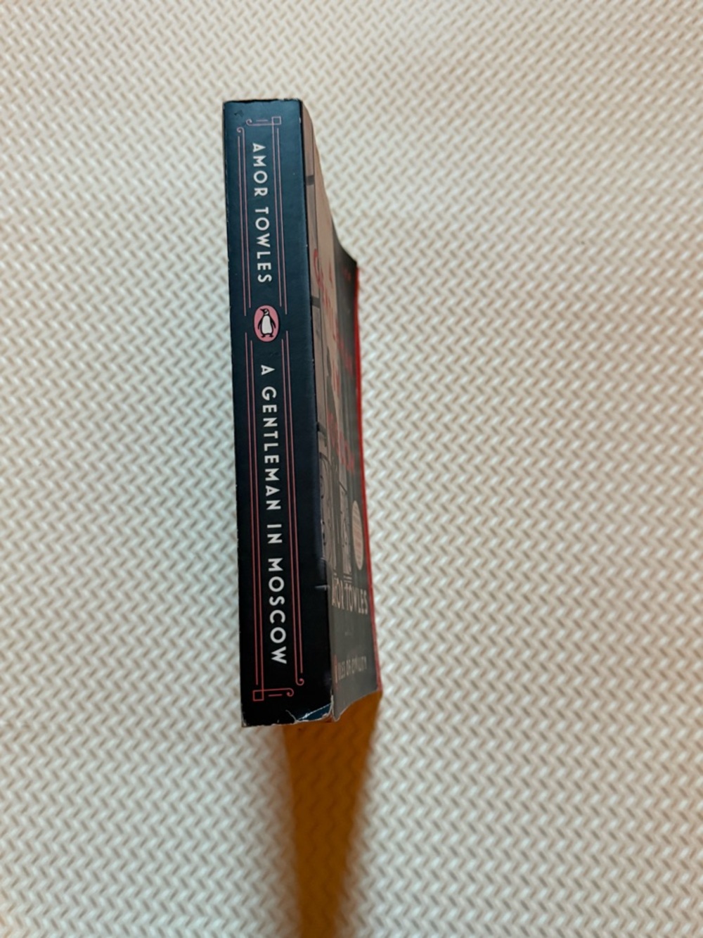 "A Gentleman in Moscow" – Black & Red Paperback - Picture 5 of 5